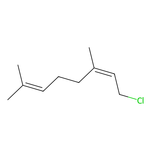 Neryl chloride structure