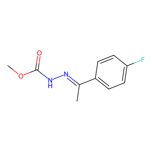 Methyl 2-[1-(4-fluorophenyl)ethylidene]-1-hydrazinecarboxylate structure