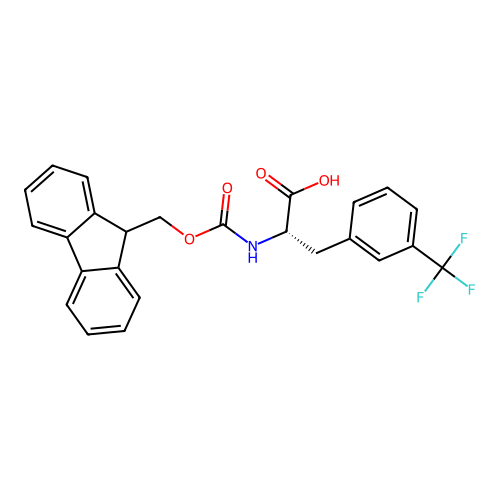 Fmoc-L-3-Trifluoromethylphenylalanine structure