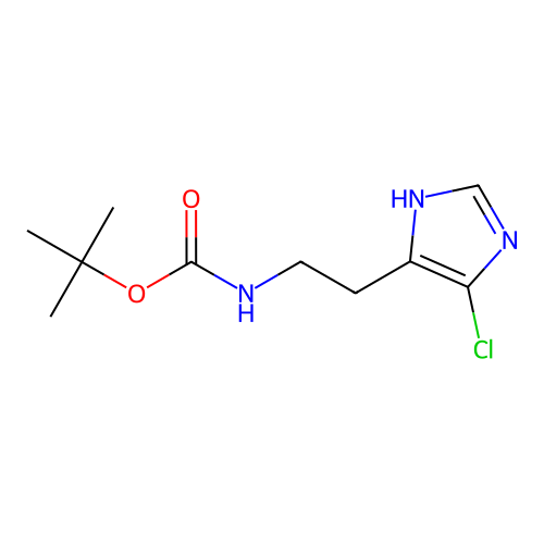 Histamine, N-t-butyloxycarbonyl-4-chloro- structure