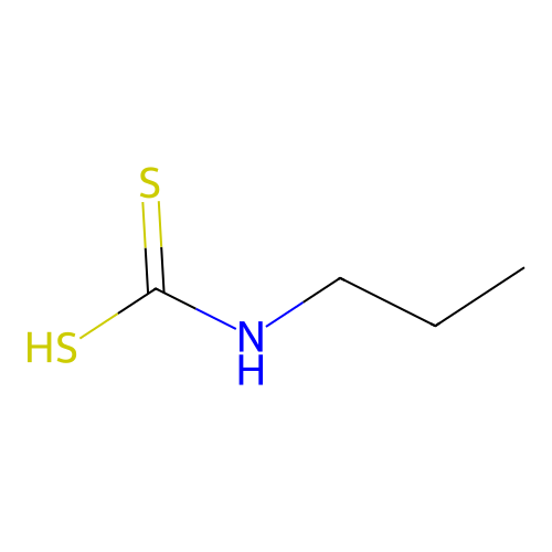 Methanedithioic acid, propylamino- structure