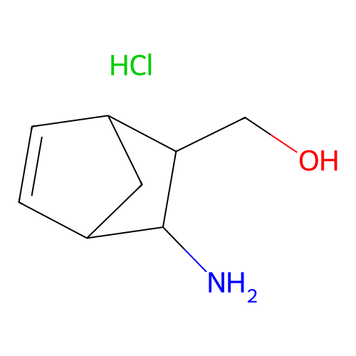 (3-Amino-2-bicyclo[2.2.1]hept-5-enyl)methanol;hydrochloride structure