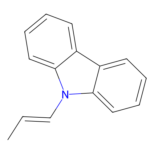9-[(1E)-prop-1-en-1-yl]-9H-carbazole structure