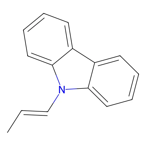 9-[(E)-丙-1-烯基]咔唑 structure