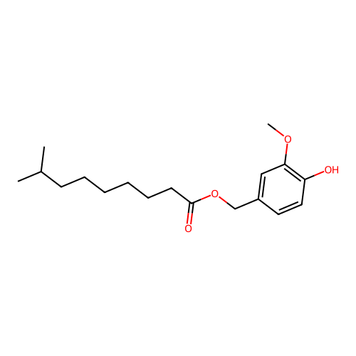 Dihydrocapsiate structure