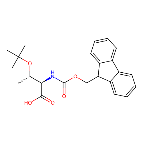 Fmoc-D-Thr(tBu)-OH structure