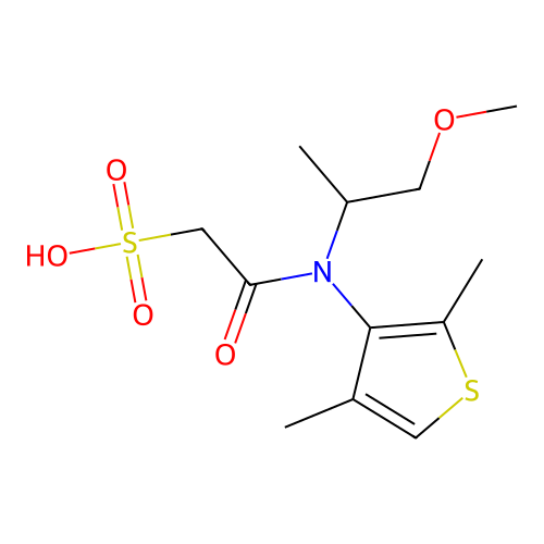 Dimethenamide ESA structure