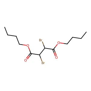 Dibutyl 2,3-dibromobutanedioate structure