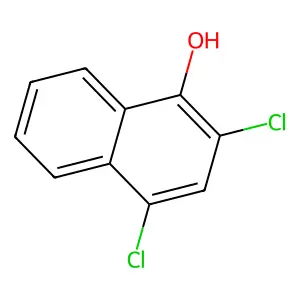2,4-Dichloro-1-naphthol structure