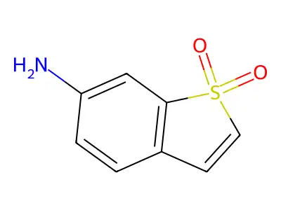 6-Amino-1,1-dioxobenzo(b)thiophene structure
