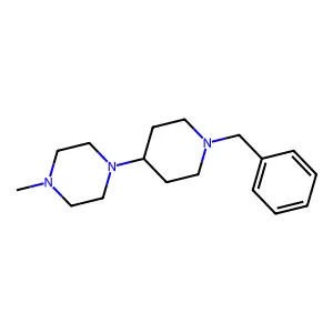 1-(1-Benzylpiperidin-4-yl)-4-methylpiperazine structure