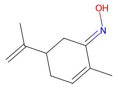 Carvone oxime structure