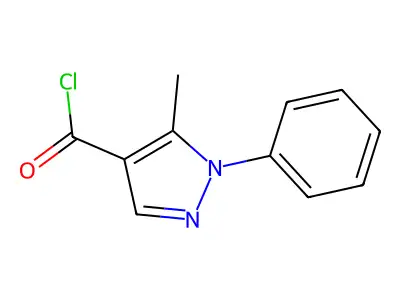 5-Methyl-1-Phenyl-1H-Pyrazole-4-Carbonyl Chloride structure