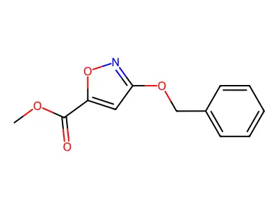 Methyl 3-(benzyloxy)isoxazole-5-carboxylate structure
