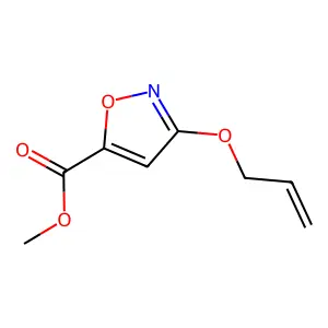 Methyl 3-(allyloxy)isoxazole-5-carboxylate structure