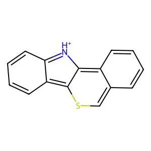 11H-isothiochromeno[4,3-b]indol-6-ium structure