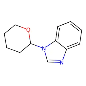 1-(Tetrahydro-2h-pyran-2-yl)-1h-benzimidazole structure