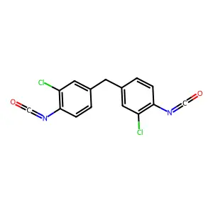 4,4'-Methylenebis(2-chlorophenyl isocyanate) structure