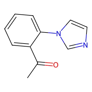 1-[2-(1H-imidazol-1-yl)phenyl]ethanone structure