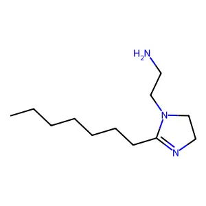2-庚基-4,5-二氢-1H-咪唑-1-乙胺 structure