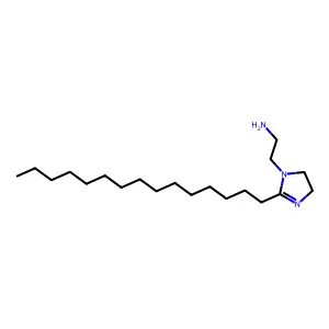 4,5-二氢-2-十五烷基-1H-咪唑-1-乙胺 structure