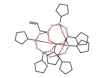 PSS-Allyl-Heptacyclopentyl substituted structure