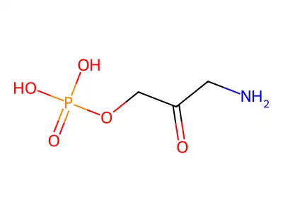 3-氨基-2-氧丙基磷酸酯 structure