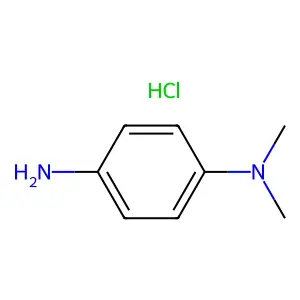 1,4-Benzenediamine, N1,N1-dimethyl-, hydrochloride (1:1) structure