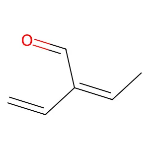 2-Ethenyl-2-butenal structure