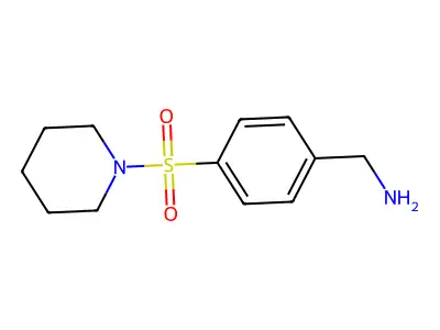 (4-(Piperidin-1-ylsulfonyl)phenyl)methanamine structure