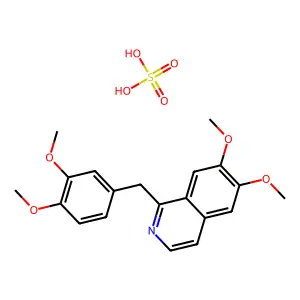 硫酸罂粟碱 structure