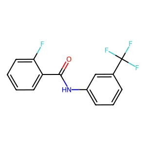 Benzamide, 2-fluoro-N-(3-(trifluoromethyl)phenyl)- structure