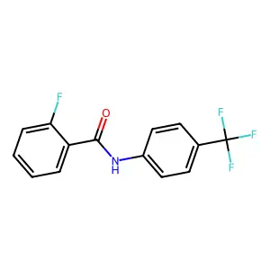 2-Fluoro-4'-(trifluoromethyl)benzanilide structure
