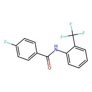 4-Fluoro-2'-(trifluoromethyl)benzanilide structure