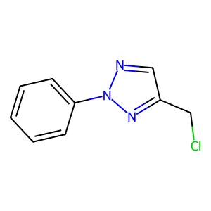 4-(Chloromethyl)-2-phenyl-2H-1,2,3-triazole structure