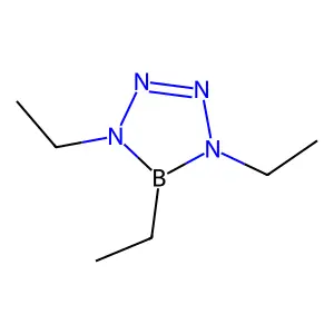 1,4,5-Triethyltetrazaborole structure