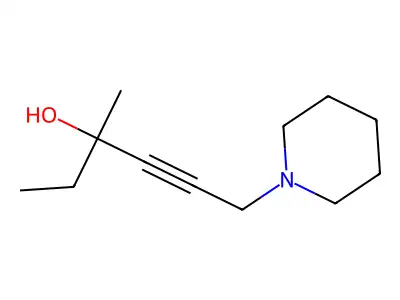 4-Hexyn-3-ol, 3-methyl-6-piperidino- structure