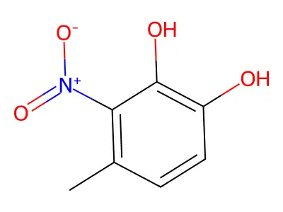 4-Methyl-3-nitrobenzene-1,2-diol structure