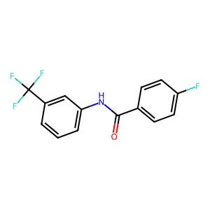 4-Fluoro-3'-(trifluoromethyl)benzanilide structure