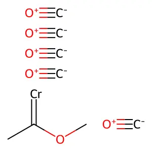 Chromium, pentacarbonyl(1-methoxyethylidene)- structure