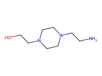 2-[4-(2-Aminoethyl)piperazin-1-yl]ethanol structure