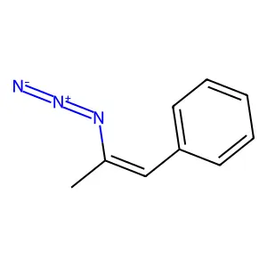 Benzene, (2-azidopropenyl)-, (E)- structure