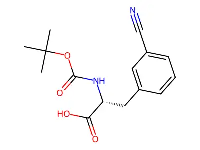 N-Boc-DL-3-Cyanophenylalanine structure