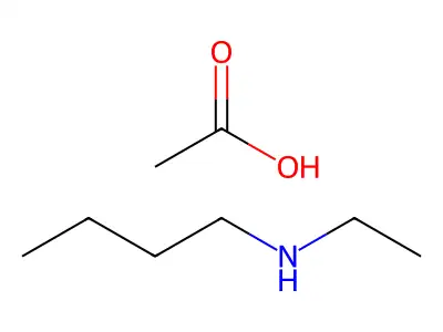 1-Butanamine, N-ethyl-, acetate structure