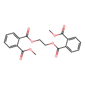 1,2-Ethanediyl dimethyl phthalate structure