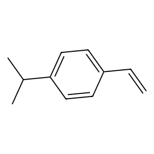 1-Ethenyl-4-(1-methylethyl)benzene structure