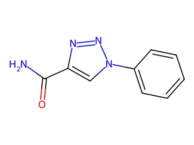 1-phenyl-1H-1,2,3-triazole-4-carboxamide structure