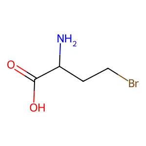 (R)-2-Amino-4-bromobutanoic acid structure