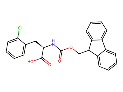 Fmoc-Phe(2-Cl)-OH structure