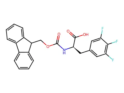 3,4,5-Trifluoro-L-phenylalanine, N-FMOC protected structure